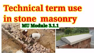 Discover the Secrets of the Pros: Technical Term Usage in Stone masonry!