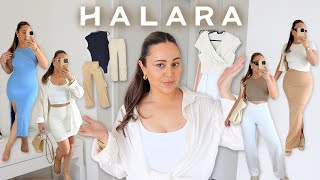 HALARA SUMMER INTO FALL CLOTHING HAUL - Must Haves, Minimal \u0026 Neutral Outfit Ideas!