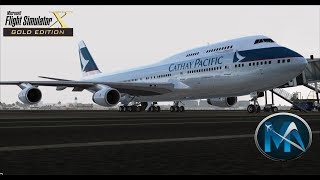 FSX - VOO DE DUBAI PARA HONG KONG (OMDB-VHHH) - BOEING 747 400 CATHAY PACIFIC