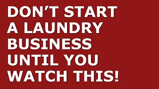 How to Start a Laundry Business | Free Laundry Business Plan Template Included