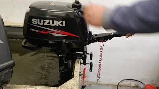 Suzuki 5hp Outboard Start and Run