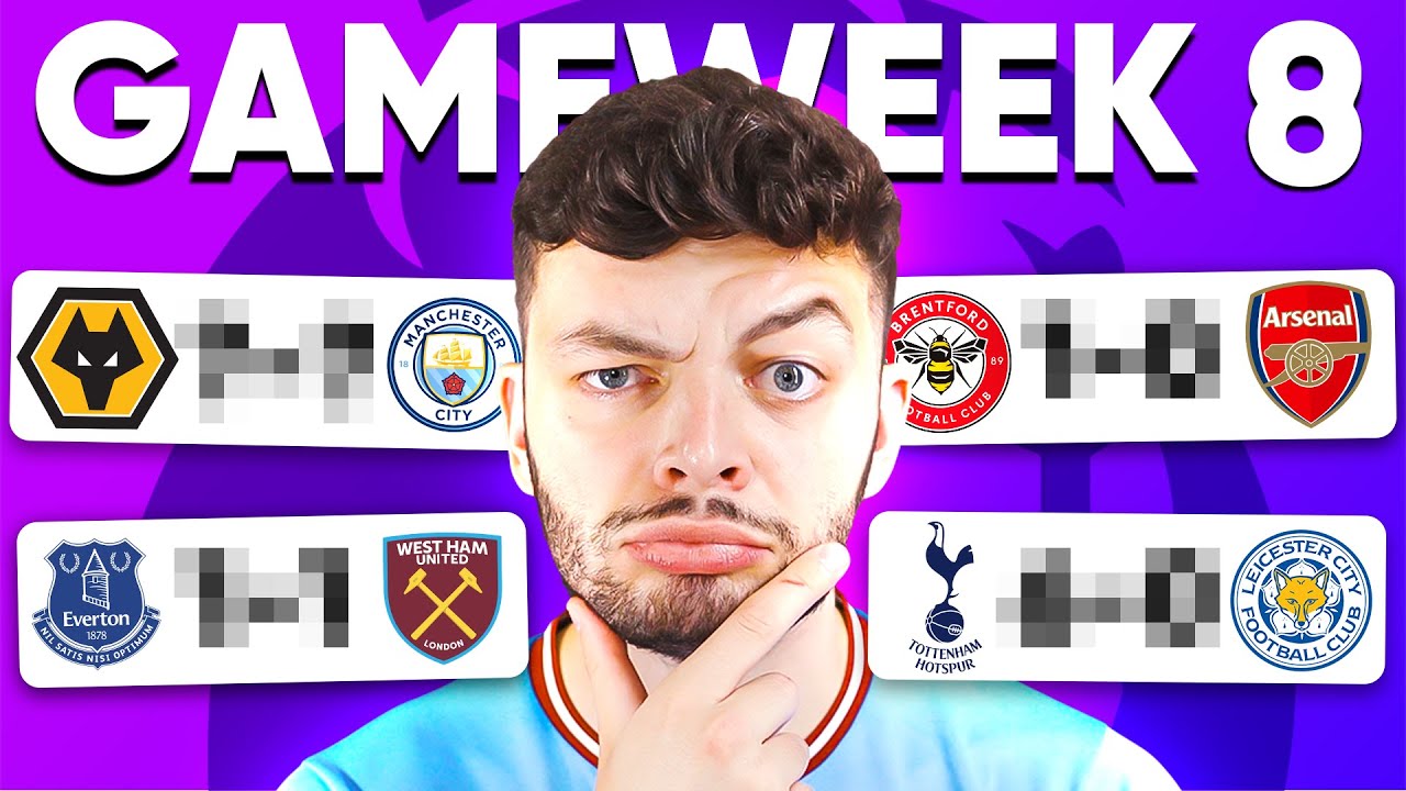 Premier League Predictions Gameweek 8 Youtube