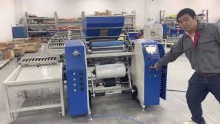 Automatic 500mm Stretch Film Rewinding Machine