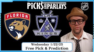 NHL Free Pick - Panthers vs Kings - Wednesday 1/22/25 | Picks And Parlays