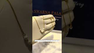 Designer Pearl Chain Necklace with dangling Earrings || Swarna Palace, Mumbai