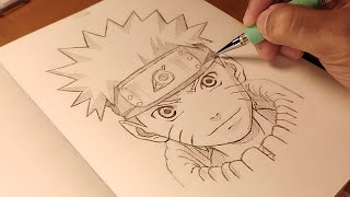 how to draw Naruto Uzumaki step by step || how to draw anime step by step || naruto easy drawing