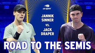 Jannik Sinner vs. Jack Draper | Road to the Semifinals | 2024 US Open