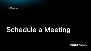 Schedule a Meeting