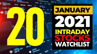 #577 Intraday Stock Watchlist I Intraday Stocks For Tomorrow I 20 January 2021