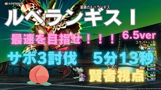 【ドラクエ10】ルベランギス1　サポ討伐　5分13秒　最速を目指せ！　賢者視点　6.5ver