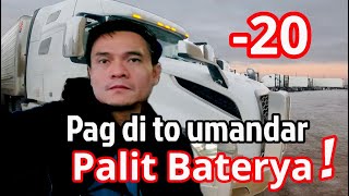 Sobrang Lamig kailangang e plug baka pag balik di na naman aandar #lakaytrucker