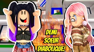 MA DEMI SOEUR DIABOLIQUE ME VEUT DU MAL DANS BROOKHAVEN RP! ROBLOX STORY FILM MOVIE