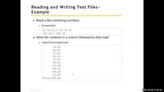 Big Java Chapter 11 part 1 Input/output