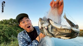 CATCH EVERY KIND OF BAIT w/ CAST NET! (Cast-Net Tutorial)