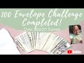 I Finished the 100 Envelope Challenge 6 MONTHS EARLY | Over $5,000 Saved | Cash Envelopes