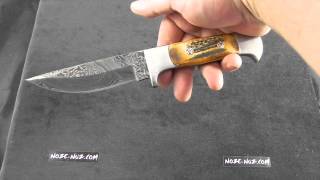 CT850 Colt Damascus Fixed Blade