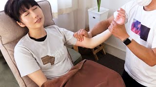 ASMR Fatigue relief massage for palms and arms