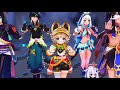 summertime xiao tighnari kinich kachina mualani cyno gaming and paimon genshin mmd cinnamon