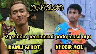 nostalgia pemain tarkam penomenal pada masa jaya nya RAMLI GEBOT dan khobir acil (BATMAN)