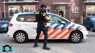 Flinke politie-inzet vanwege ruzie in woning | Patijnstraat Rotterdam