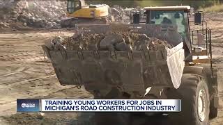 Training young workers for jobs in Michigan's road construction industry