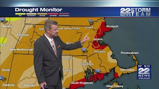 Status of drought monitor in western Massachusetts