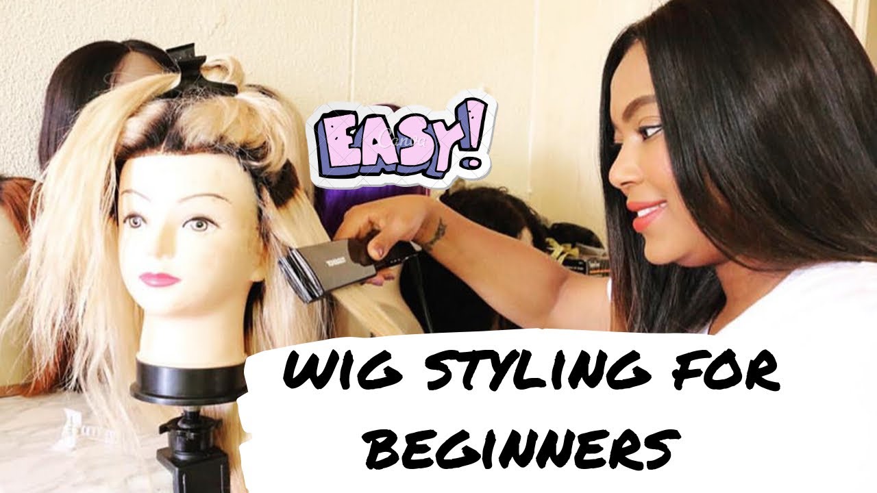 Wig Styling Tutorial Beginner Friendly Youtube