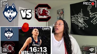 UCONN VS SOUTH CAROLINA HIGHLIGHTS “REACTION”🏀