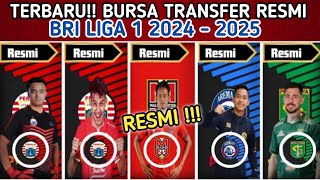 TERBARU !! Bursa Transfer Pemain Resmi Terbaru Hari ini - BRI Liga 1 2024 - 2025