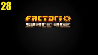 Factorio: Space Age/ №28/ Строю конвейерные ленты и настраиваю перевозку железа по ЖД путям