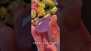 师傅做好的蛋面，我发现这蛋面太厚了，我想要切开做两个 #翡翠 #天然翡翠 #手工 #玉石 #自然 #玉 #珠宝首饰 #jewelry #shorts