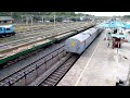 sujith s watching shatabdi express at jolarpettai junction indian railways