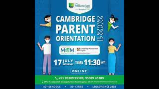 Cambridge Parent Orientation 2021