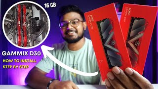 I Install XPG GAMMIX D30 Ram On My PC | How To Install Ram on Desktop | Best Ram 3200 Mhz | XPG D30