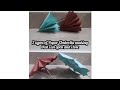 2 types of Paper Umbrella making that can open and close 🌂☂️