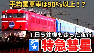 【迷列車で行こう】 #185 平均乗車率は90%以上！？１日５往復も走った日豊夜行のエース「寝台特急彗星」