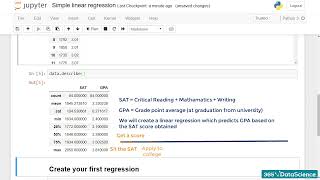 016 Simple Linear Regression in Python