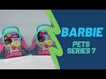 Barbie Pets Series 7 Unboxing Toy Review | TadsToyReview