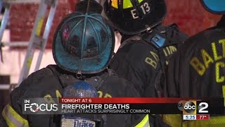 Heart attack leading cause of firefighter deaths