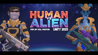 Human vs Alien – Complete Multiplayer Shooter Game Unity Source Code - Get Unity Code