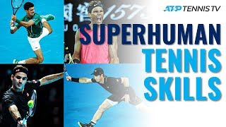 Superhuman Tennis Skills! Djokovic Flexibility, Federer Hand Skills & More...