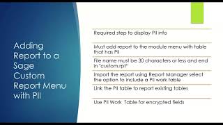 Personally Identifiable Information PII – How Does it Affect Sage 100