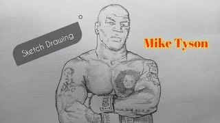 Sketch Drawing Mike Tyson | Menggambar Legenda Tinju Dunia!