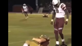 Huge high school football hits but they get increasingly harder