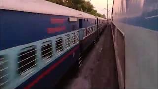 AMBUR to CHENNAI | High Speed Overtakes and Crossings On Board Non Stop Train | Indian Railways