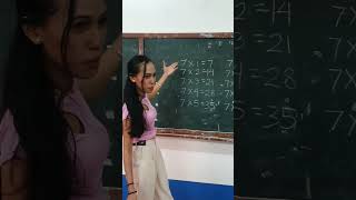 Easy way to memorize Times 7 Table in Multiplication🥰 Comment for more...
