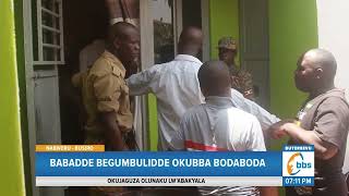 Poliisi Ekutte Abagambibwa Okutigomya Ekyalo, Babadde Begumbulidde Okubba Bodaboda