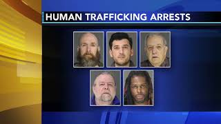 5 men charged after Berks County undercover human trafficking investigation