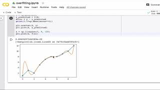 Overfitting: training and validation sets