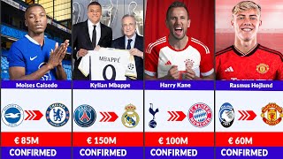 🚨 ALL CONFIRMED TRANSFER NEWS TODAY SUMMER 2023,HØJLUND TO UNITED, MBAPPE TO MADRID, KANE TO BAYERN